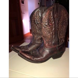 Laredo Brand Leather Cowboy Boots